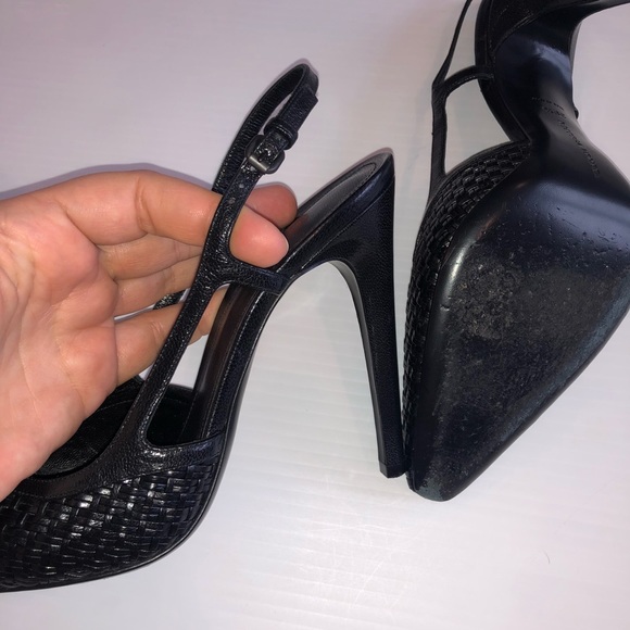 Bottega Veneta Woven High-Heel Slingback Pump - Picture 8 of 8